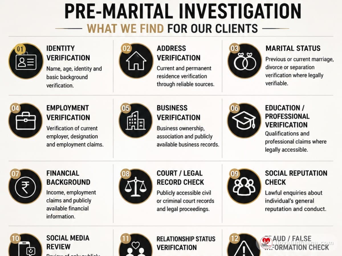 Pre matrimony Investigation