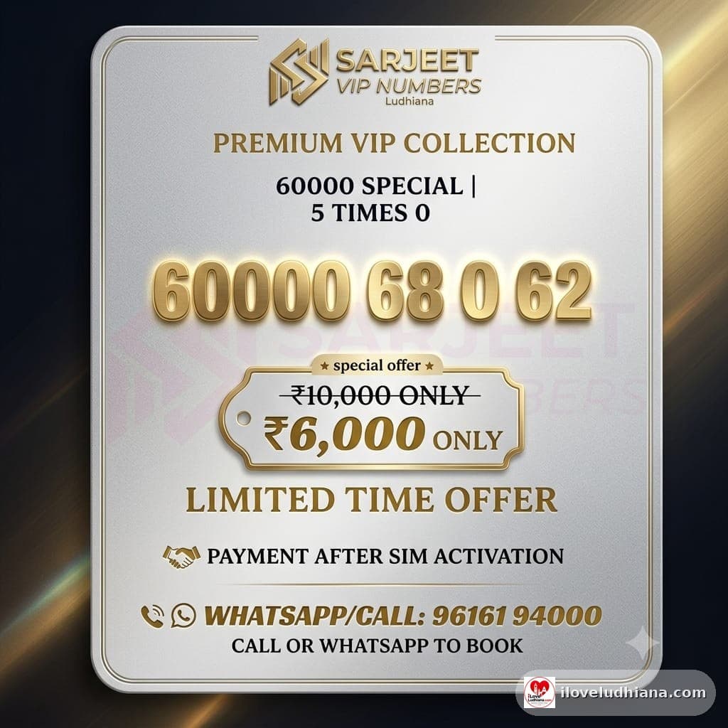 Premium VIP mobile number