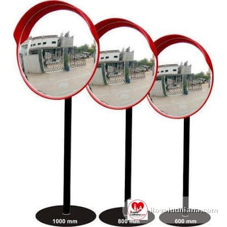Convex Mirror with Accessories 800 mm / with Complete Installation