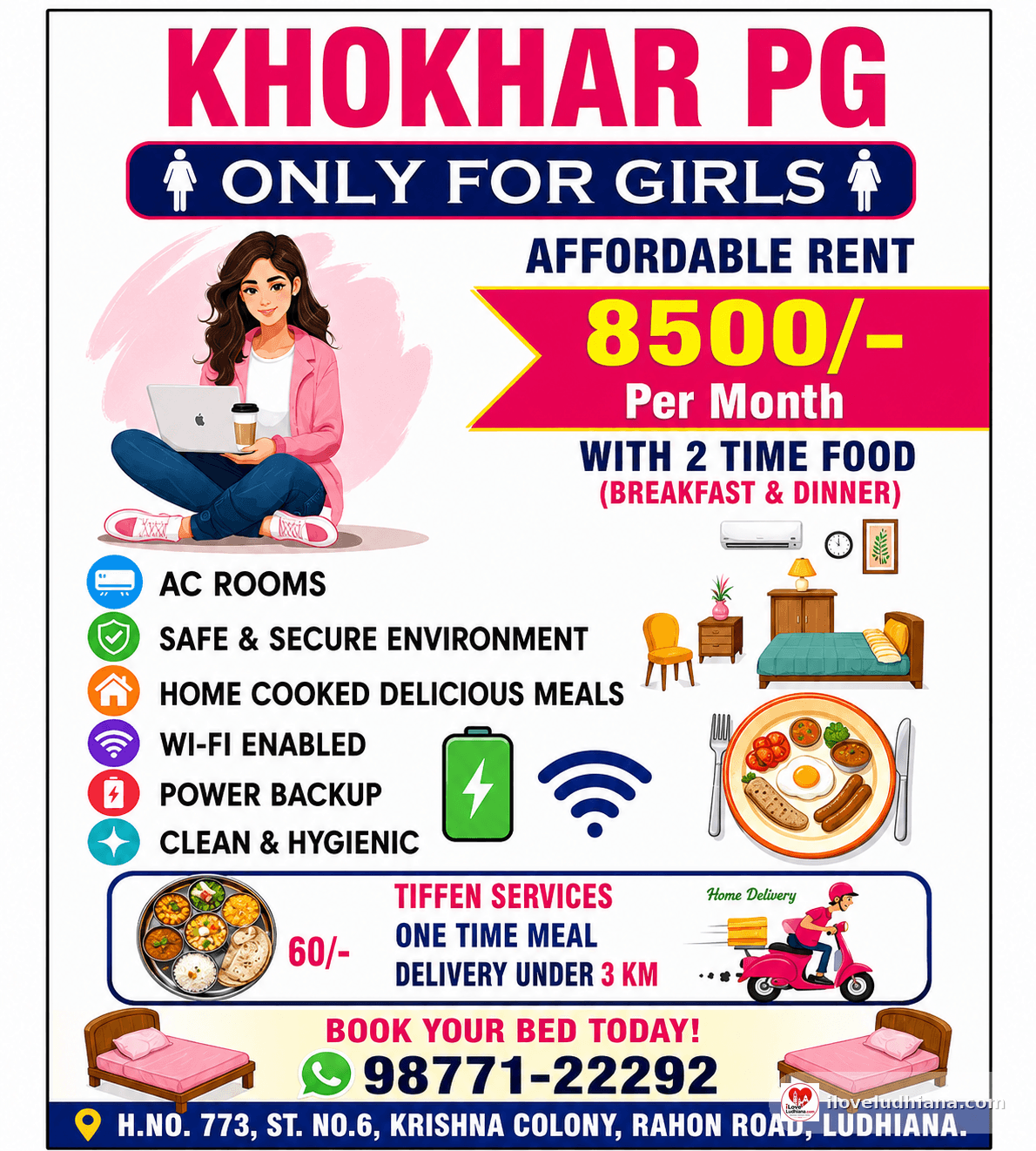 Khokhar PG Girls in Basti jodhewal