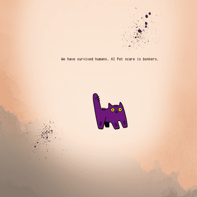 AI Pet Scare (Mobile Wallpaper, Digital Download)