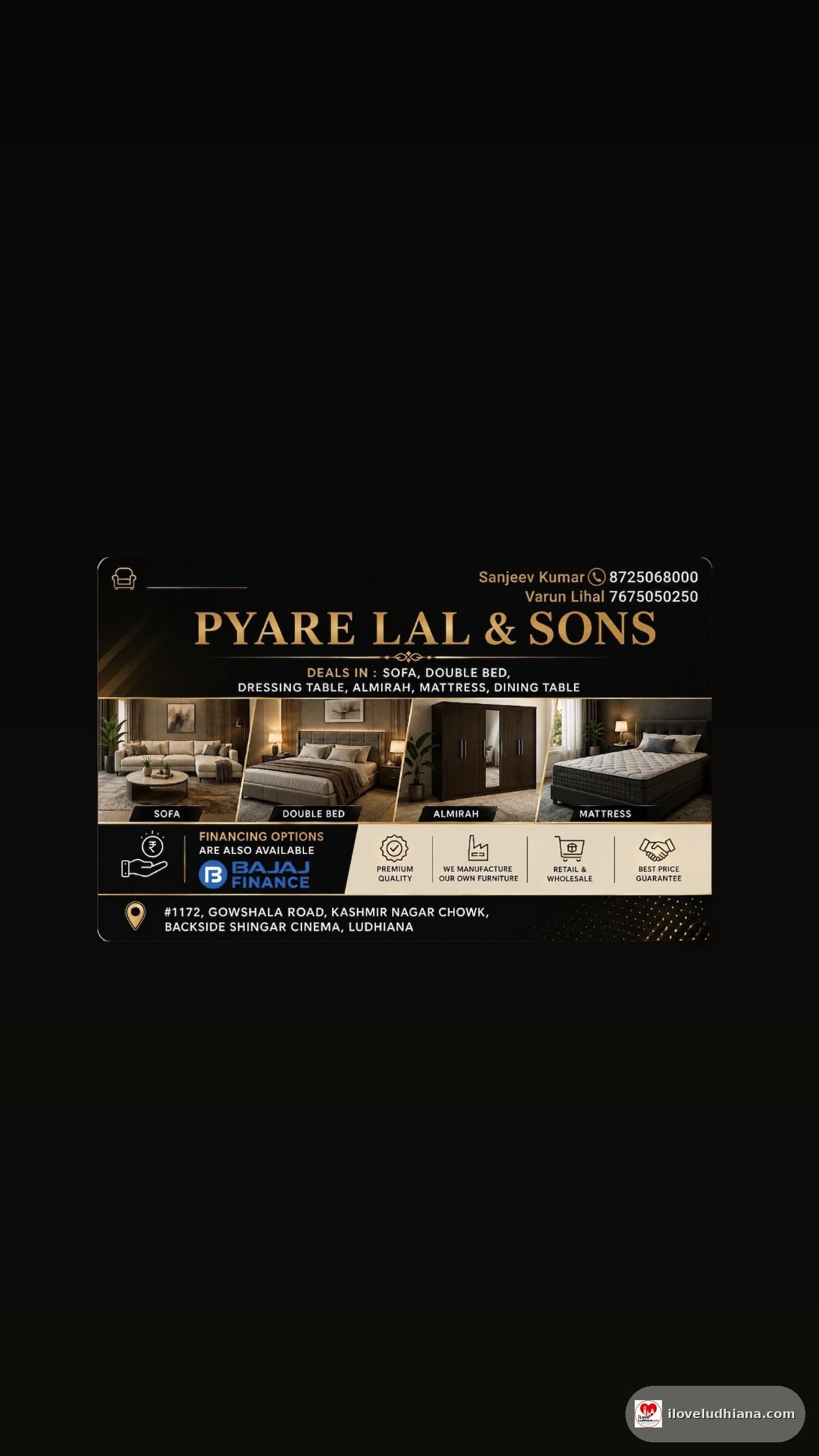 Pyare Lal & Sons in Samrala Chowk