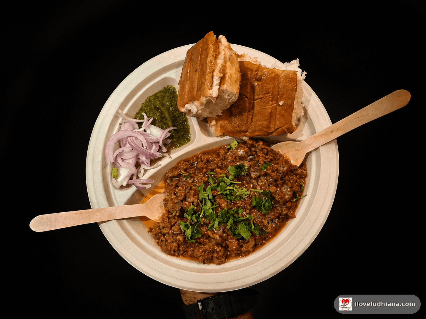 Mutton keema with pav