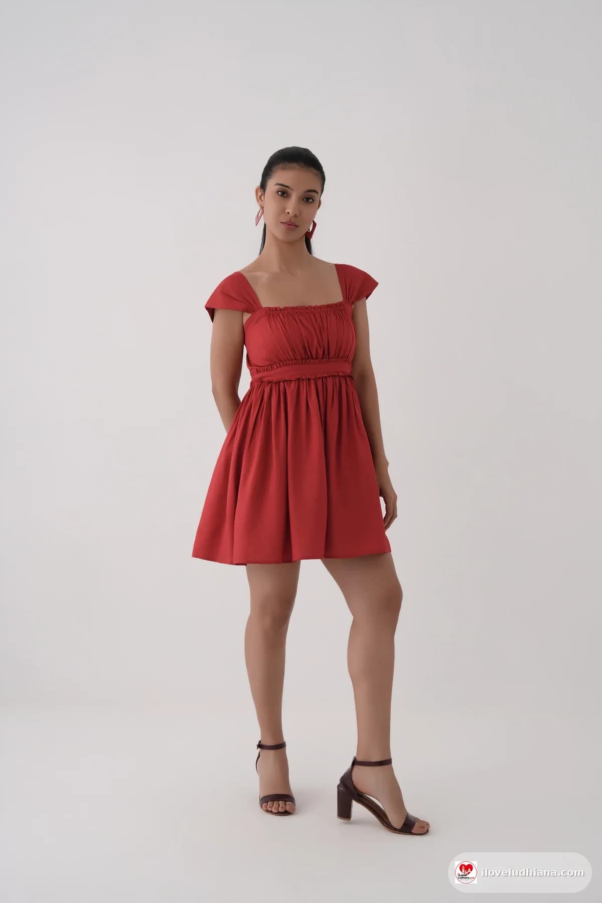 Ruched Bodice Dress